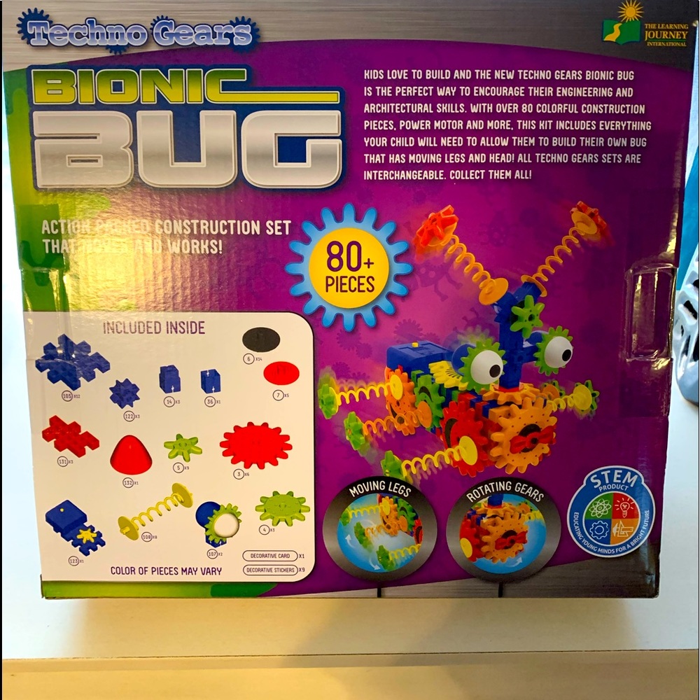 Techno Gears Bionic Bug 80 pcs multi colors ages 6+